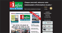 Desktop Screenshot of infosredon.fr