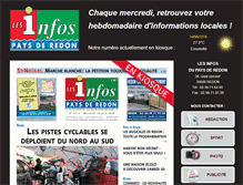 Tablet Screenshot of infosredon.fr